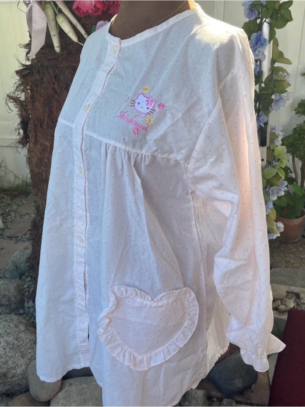 Hello kitty Heart-Pocket Nightgown - Cute XS